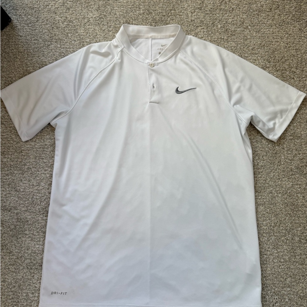 Nike Men's White Polo Shirt